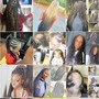 Extra small Box Braids or knotless braids