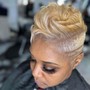 Women's full quick weave cut