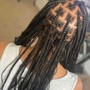 Med knotless Braids