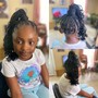 Kid's Knotless Med. Braids