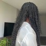 Bohemian Knotless Braids (Medium)