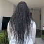 Bohemian Knotless Braids (Medium)