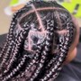 Large Knotless braids