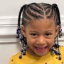 Natural Kids Braid Cornrows (no extensions)