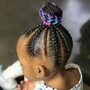 Kid's Braided ponytail