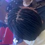 Box Braids pass mid back