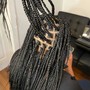 Smed box braids (back length,waist )