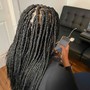 Smed box braids (back length,waist )