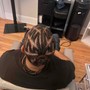 Medium loc/retwist/ -palm roll