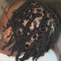 Loc Retwist 30-80 locs