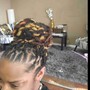 Locs up-do