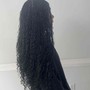 Med Bohemian box braids