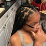 Knotless braids