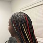 Six Cornrow braids