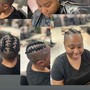 Feed in braids 2 Braids