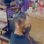 Sleek ponytail