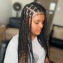 Medium Boho Knotless Braids