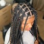 Medium Boho Knotless Braids