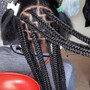 Large Knotless Braids