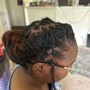 Flat Twists Updo