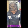 Cornrows-Faded Hair Cut (Hair on Top) Large