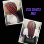 Medium Knotless/Box Boho Braids (mid back)