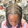 Kid's Braids knottless or boxbraids ages 6-9