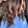 Sunkissed Highlights/Partial Foil Highlights + toner+ cut