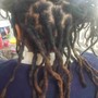 Half box braids and braids/ medium box braids