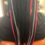 Small Knotless Box Braids