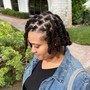 Loc Re-twist  Ear Length ( Full Head )