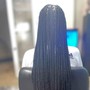 Small lower back knotless Braids