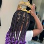 Kid's medium knotless Braids AGES 7-11