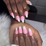 Acrylic Nail Extensions (medium)