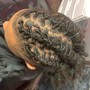 Wig braid down