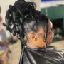 Quick weave Updo