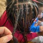 Children braids of different choices