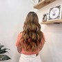 Natural hair blow out