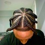 Feed-in braids/cornrows