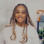 Feed In Braids + Box Braids