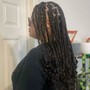 Knotless Goddess Braids (Medium)