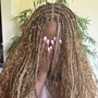 Mid Back Faux Locs