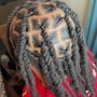 Dreadlocks retwist ( 2-Strand )