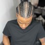 Braids on natural hair