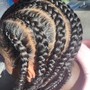 Natural Braid Bar Style