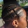 Natural Braid Bar Style