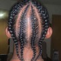 Feed in braids