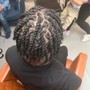 Loc Retwist w/ style