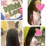 Box Braids on natural  hair ( no added hair)