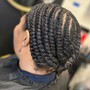 Two Strand Twist/ Flat Twist & style (NEW CLIENTS ONLY)